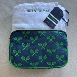 Court girl Born to Play Towel & Pouch Set